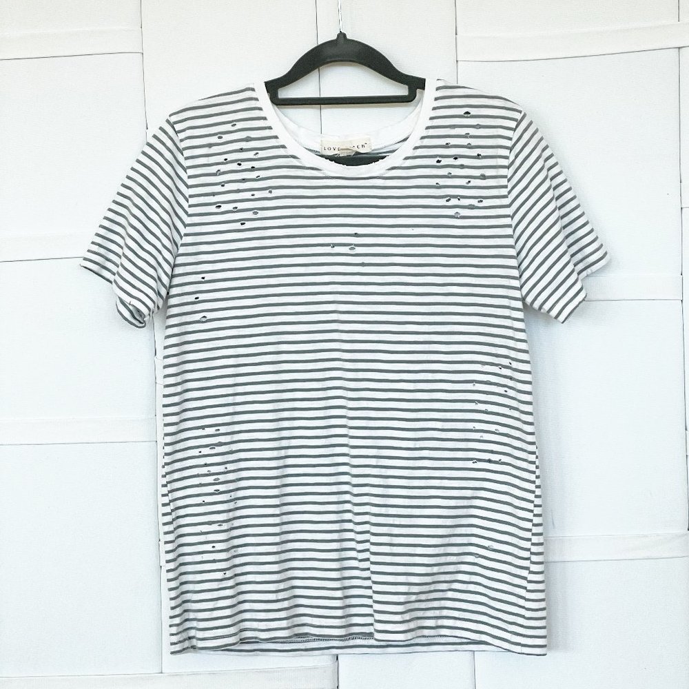 Distressed t-shirt